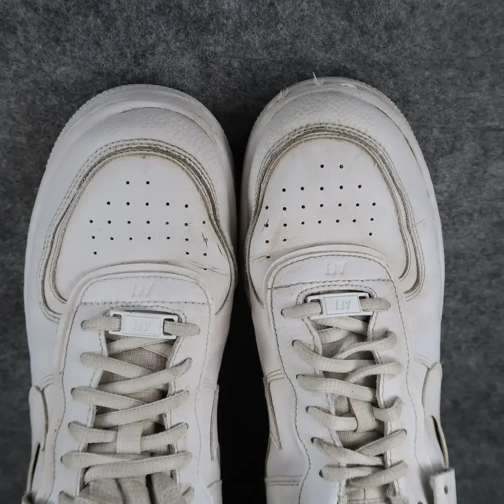 Nike Shoes Womens 11.5 Casual Sneakers Air Force 1 Shadow Trainers White Lace Up